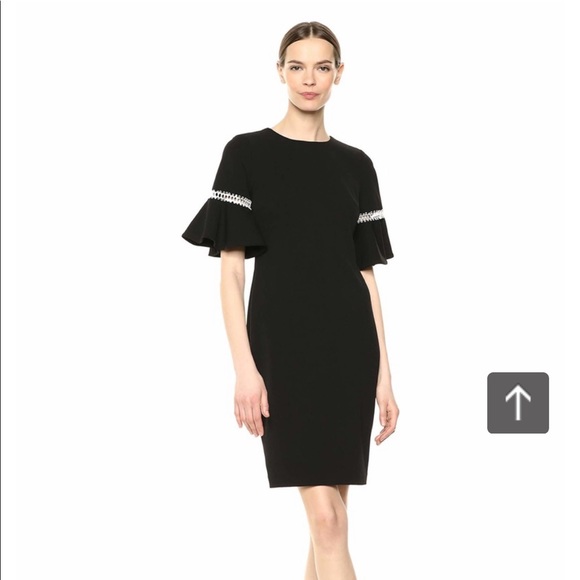 Calvin Klein Dresses & Skirts - Calvin Klein Flare Sleeve Lace Dress NWT
